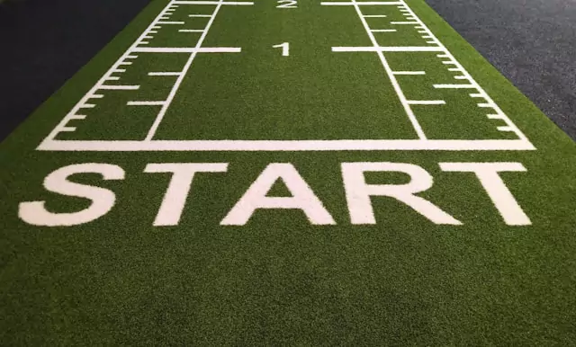 starting line of a race