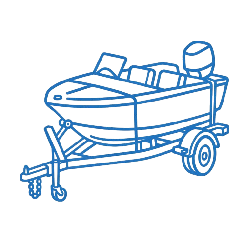 boat trailer icon